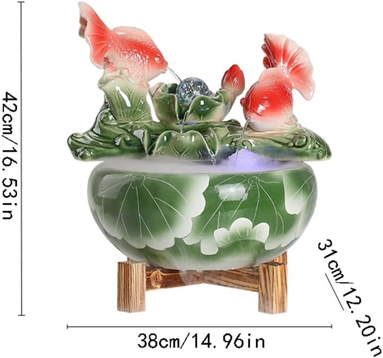 GUERNSEY Tabletop Fountain Tabletop Fountains Creative Water Flowing Office Desktop Fountain Home Desktop Decoration Ornaments Indoor Water Circulation Ornaments Indoor Fountain