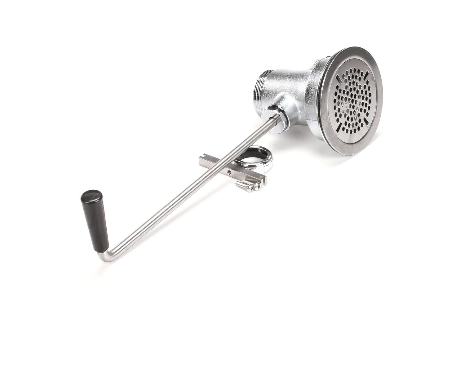 T&S Brass B-3952-VR Twist Handle 3-1/2-Inch X 2-Inch Waste Drain Valve with Vr Flat Strainer