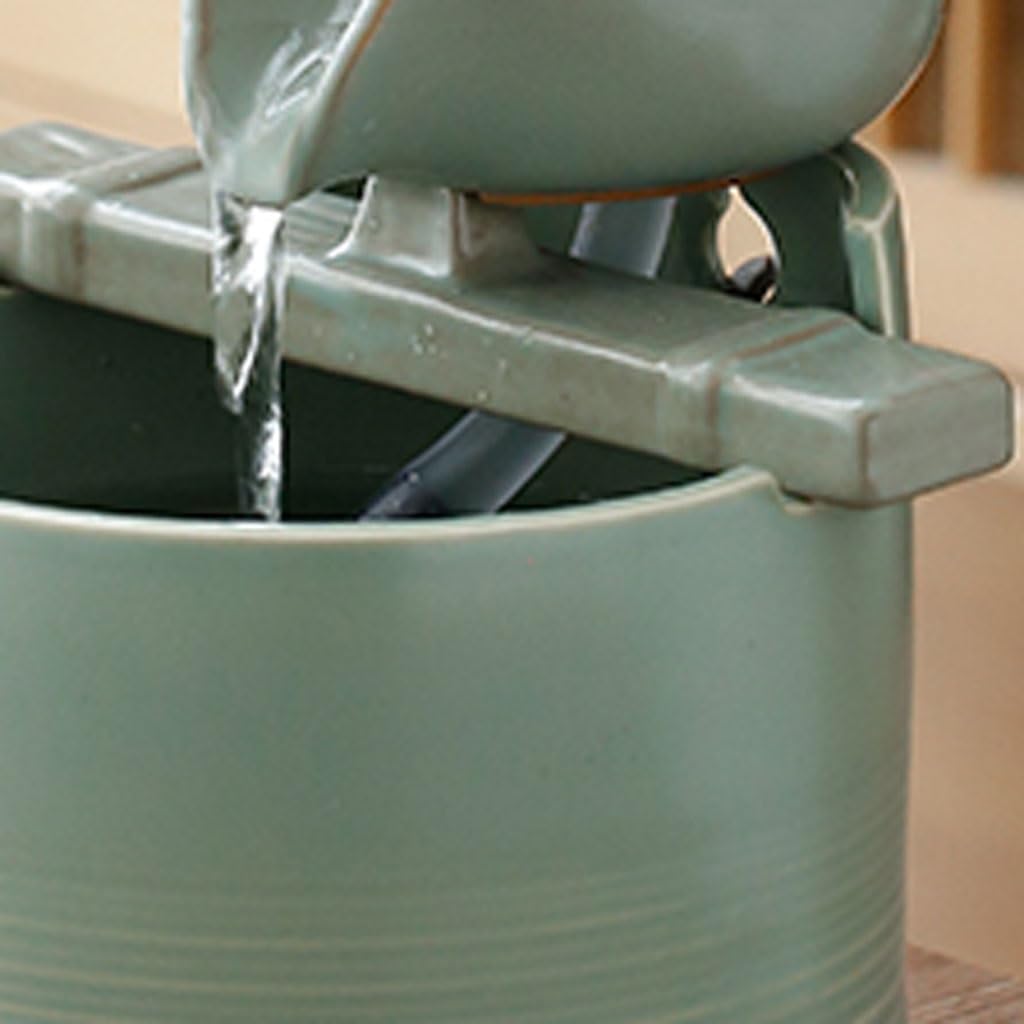 GUERNSEY Tabletop Fountain Small Home Fountain Water Ornaments Living Room Circulating Water Office Desktop Water Ornaments Indoor Fountain