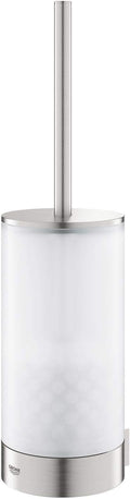 Grohe Selection Toilet Brush Holder Complete, Glass and Metal