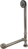 Kingston Brass CC2086 Clawfoot Tub Waste & Overflow Drain, Polished Nickel