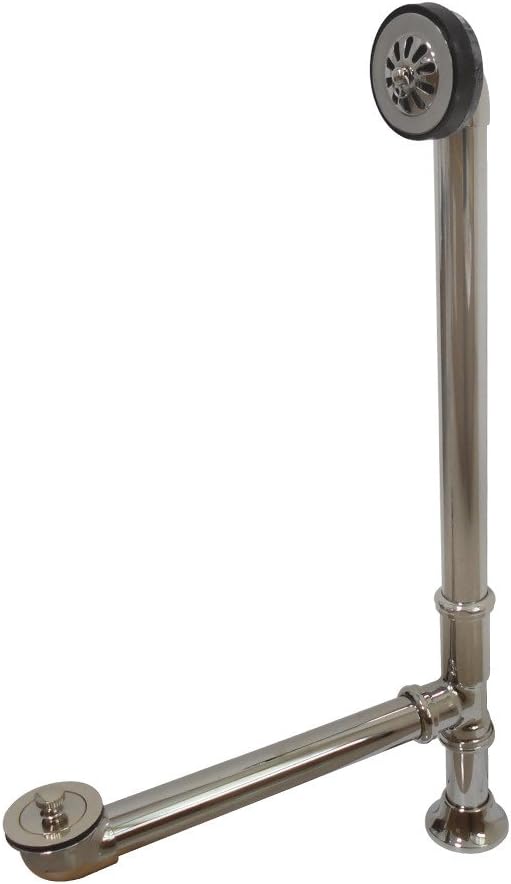 Kingston Brass CC2086 Clawfoot Tub Waste & Overflow Drain, Polished Nickel