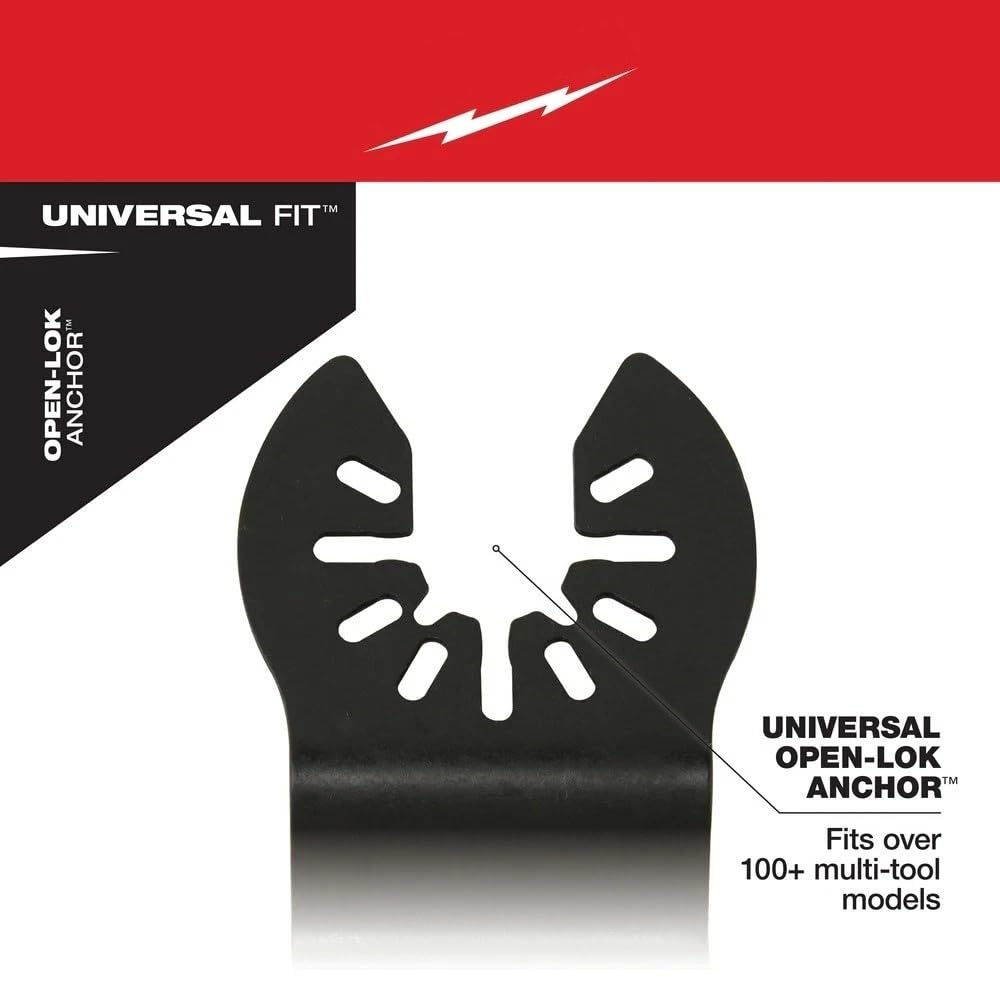 9PC 49-10-9113 for Milwaukee Open-LOK Multi-Tool Blade Kit w/Case