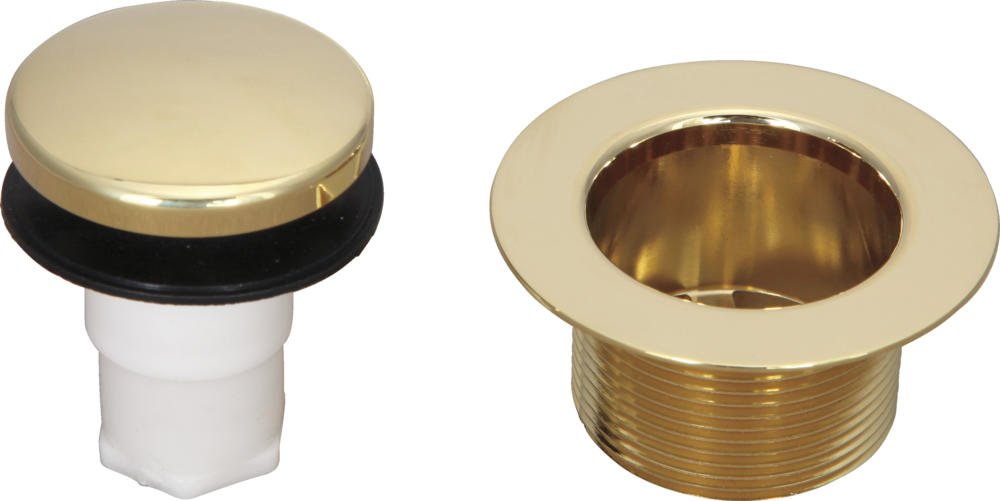 Delta Faucet RP31558PB Tub Drain, Polished Brass,1.5