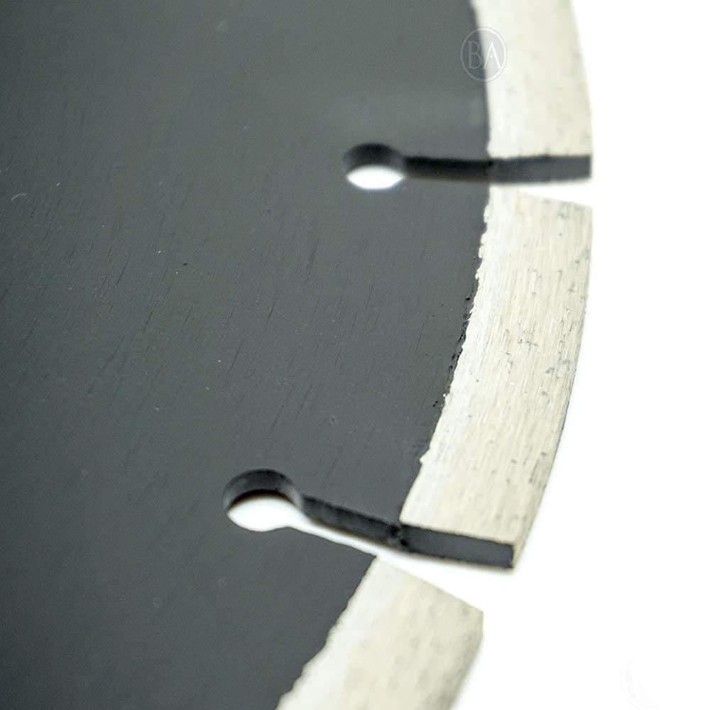 Benchmark Abrasives 12 Inch Hot Pressed Sintered Turbo Diamond Blade for Angle Grinder with Steel Core for Cutting Brick Ceramic Tile Granite Marble - 12' Circular Saw (12', Premium Segmented)