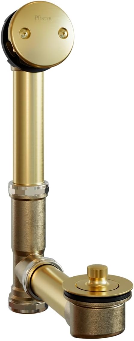 Pfister 018-310 Pfister-General Tub Drain Kit - Brushed Gold
