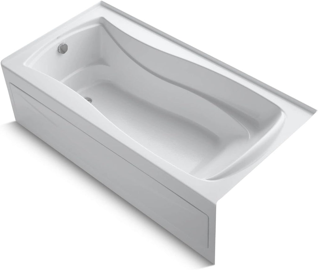 Kohler 1259-LA-0 Mariposa® 72' x 36' alcove bath, left drain, White
