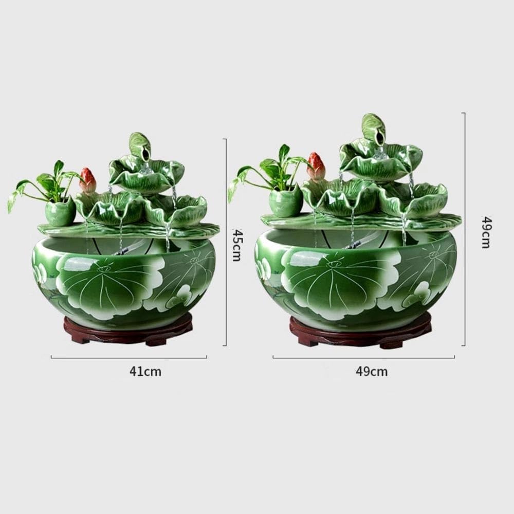 Tabletop Tabletop Fountains Home Office Desktop Decorations for Meditation Relaxation Decor(Large)