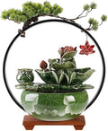 GUERNSEY Tabletop Fountain Tabletop Fountains Chinese Style Water Ornaments Office Creative Desktop Fountain Ornaments Living Room Porch Decorative Fountain Indoor Fountain