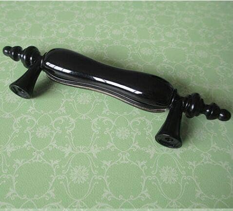Southst 76mm Black Furniture Handle Black Dresser Cupboard Pull 3' Kit Cabinet Drawer Handle Pull Knob Furniture Hardware Decorate