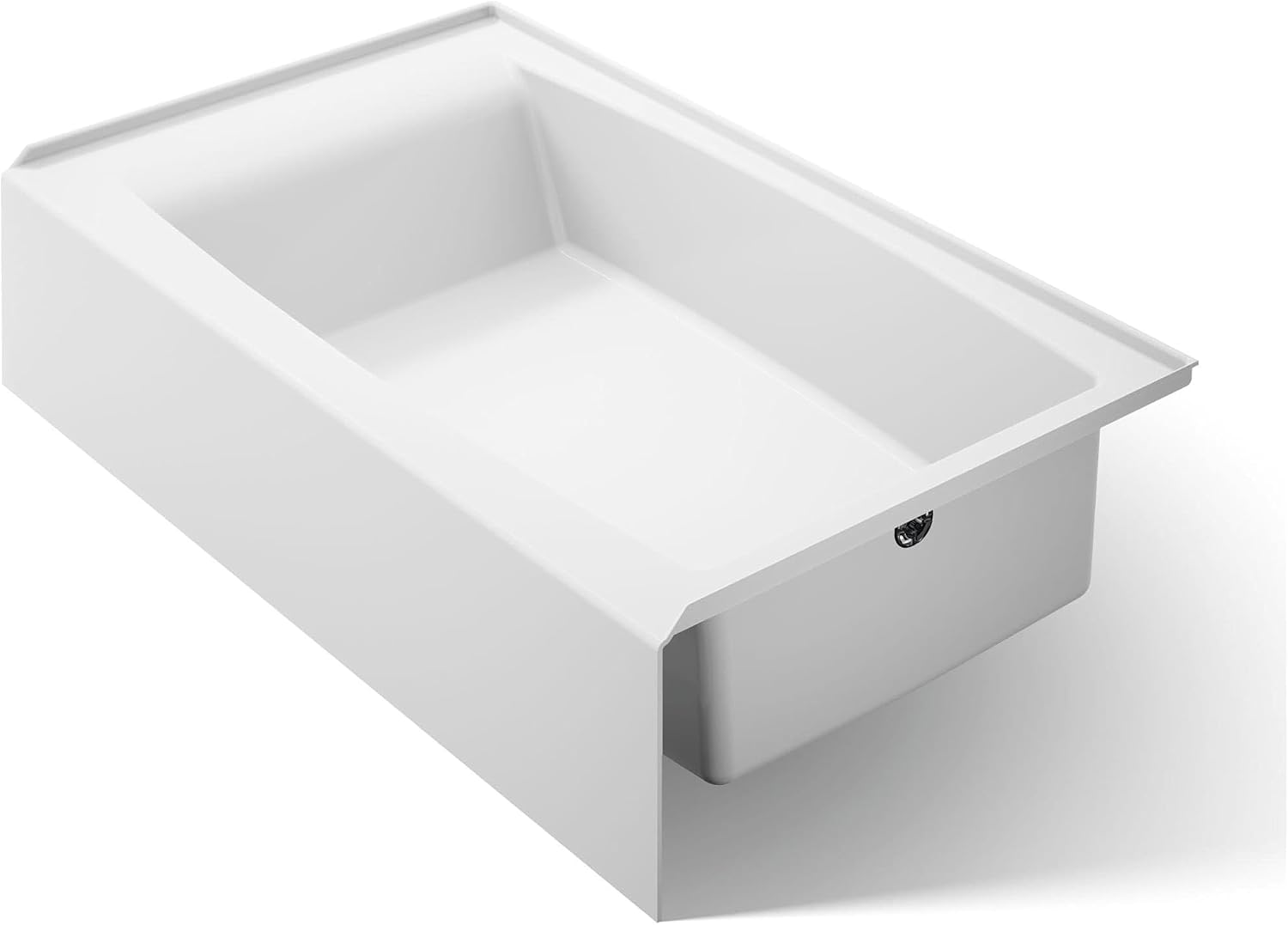 Kohler K-26107-RA-0 Entity 60' x 36' Alcove Bath, Right Drain, White