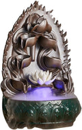 GUERNSEY Tabletop Fountain Chinese Style Atomizer Humidifier Home Living Room Desktop Fountain Landscape Circulating Water Indoor Fountain