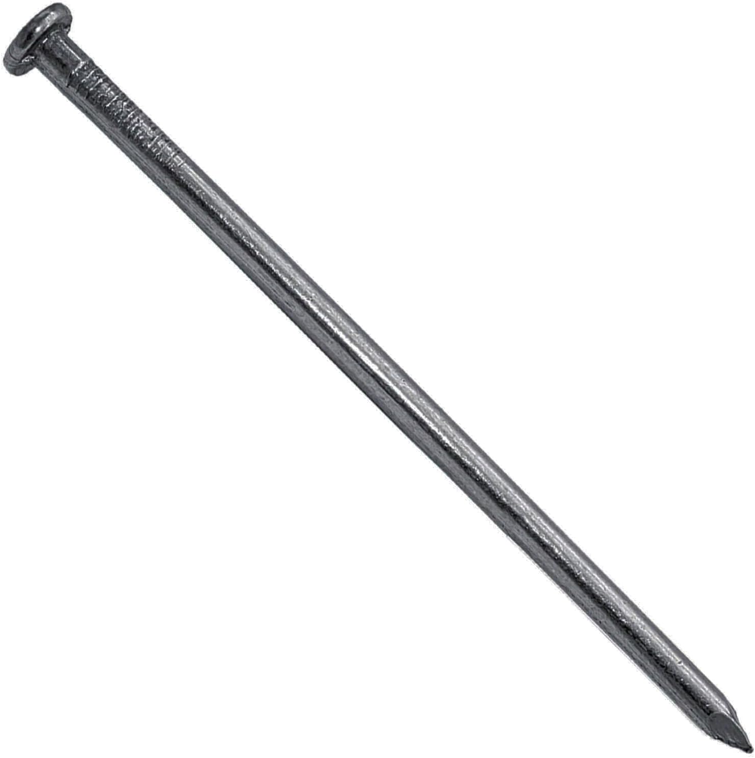 4-1/2' Bright Common Framing Nail (30D) - Heavy-Duty Fastener Designed for Interior Construction Applications - Uncoated Carbon Steel with Smooth Shank - Load Bearing - 42 X 1 POUND BOXES (~756 Nails)