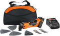 Fein Cordless MultiMaster AMM 500 PLUS 4 Ah with Nylon Bag for Interior Construction and Renovation - Starlock Plus Mount, QuickIn System, AMPShare/Bosch 18V Battery Compatible - 71293866090