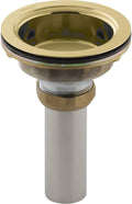 Kohler K-8804-PB 3-1/2' - 4' Duostrainer Drain Body Less Strainer Basket Brass