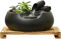 GLigeT Tabletop Fountain Creative Water Fountain Home Living Room Fortune Feng Shui Ornaments Indoor Office Desk Water Decorations Water Fountain Decor