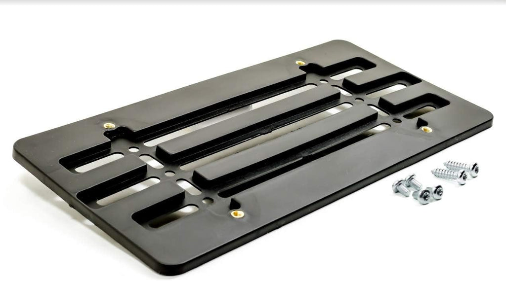 15 Universal License Plate Tag Holder Mount Mounting Relocator Adapter for Front Bumper Kit Brackets AUTO CAR Truck (Each with 2 Screws + 4 Bolts & 4 Built in Nuts) Soporte de matrícula (15)