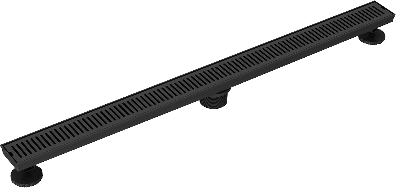 VIGO Elan 36 in. Linear Shower Drain in Matte Black - VG07003MB