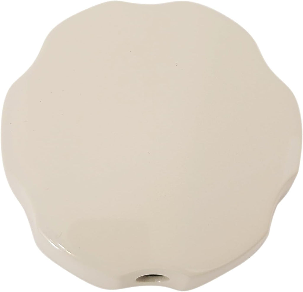 Westbrass A50P27TLE-65 27' Cable Drive Bath Drain Trim Kit with Rotary Overflow Cover Knob, European Stopper and Poly Tubular Pipes, Biscuit