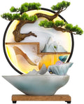 GUERNSEY Tabletop Fountain Tabletop Fountain Flowing Water to Make Money Circulating Water Fountain Office Desktop Coffee Table Ornaments Indoor Fountain