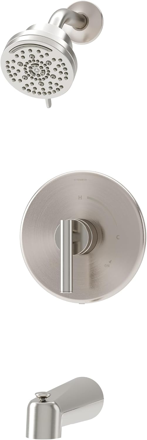 Symmons Dia HydroMersion Multi Spray Single Handle Tub and Shower Faucet Trim Kit - 2.0 GPM