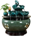 Tabletop Tabletop Fountains Ceramic Fish Tank Home Office Desktop Decorations for Meditation Relaxation Decor(Large)