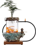 GUERNSEY Tabletop Fountain Tabletop Fountain Chinese Style Water Circulation Decorative Ornaments Tea Room Living Room Company Office Desktop Fountain Indoor Fountain