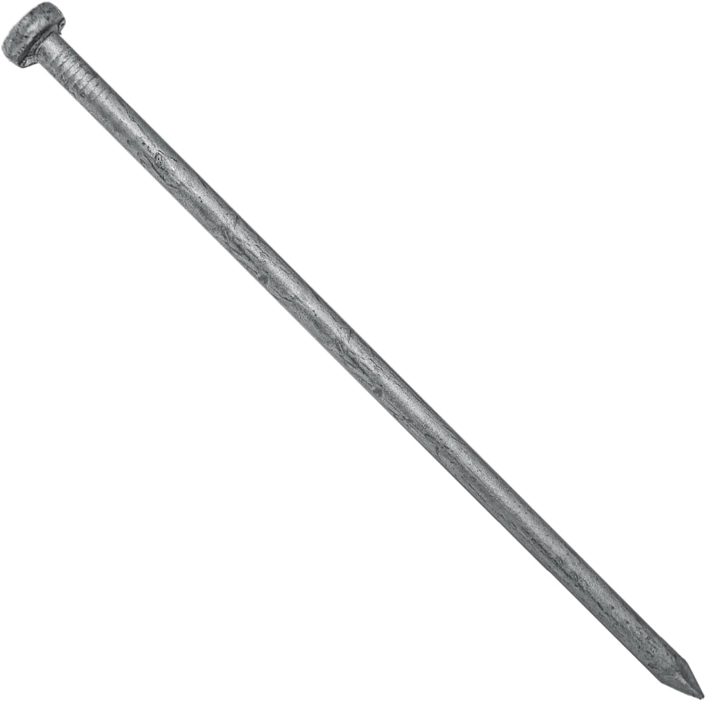 6' Bright Common Framing Nail (60D) - Heavy-Duty Fastener Designed for Interior Construction Applications - Uncoated Carbon Steel with Smooth Shank - Load Bearing - 9 X 5 POUND BOXES (~450 Nails)
