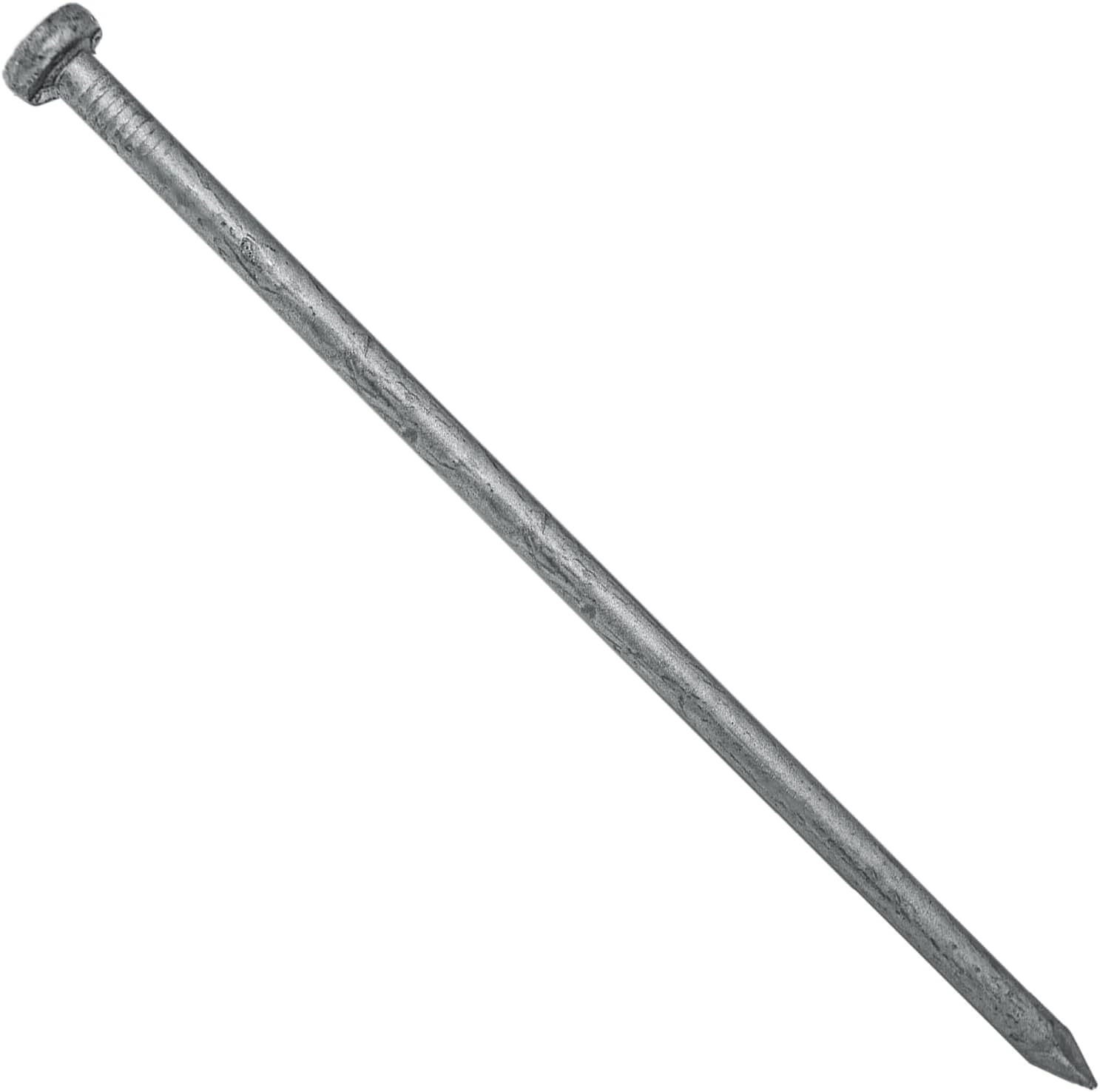 6' Bright Common Framing Nail (60D) - Heavy-Duty Fastener Designed for Interior Construction Applications - Uncoated Carbon Steel with Smooth Shank - Load Bearing - 9 X 5 POUND BOXES (~450 Nails)