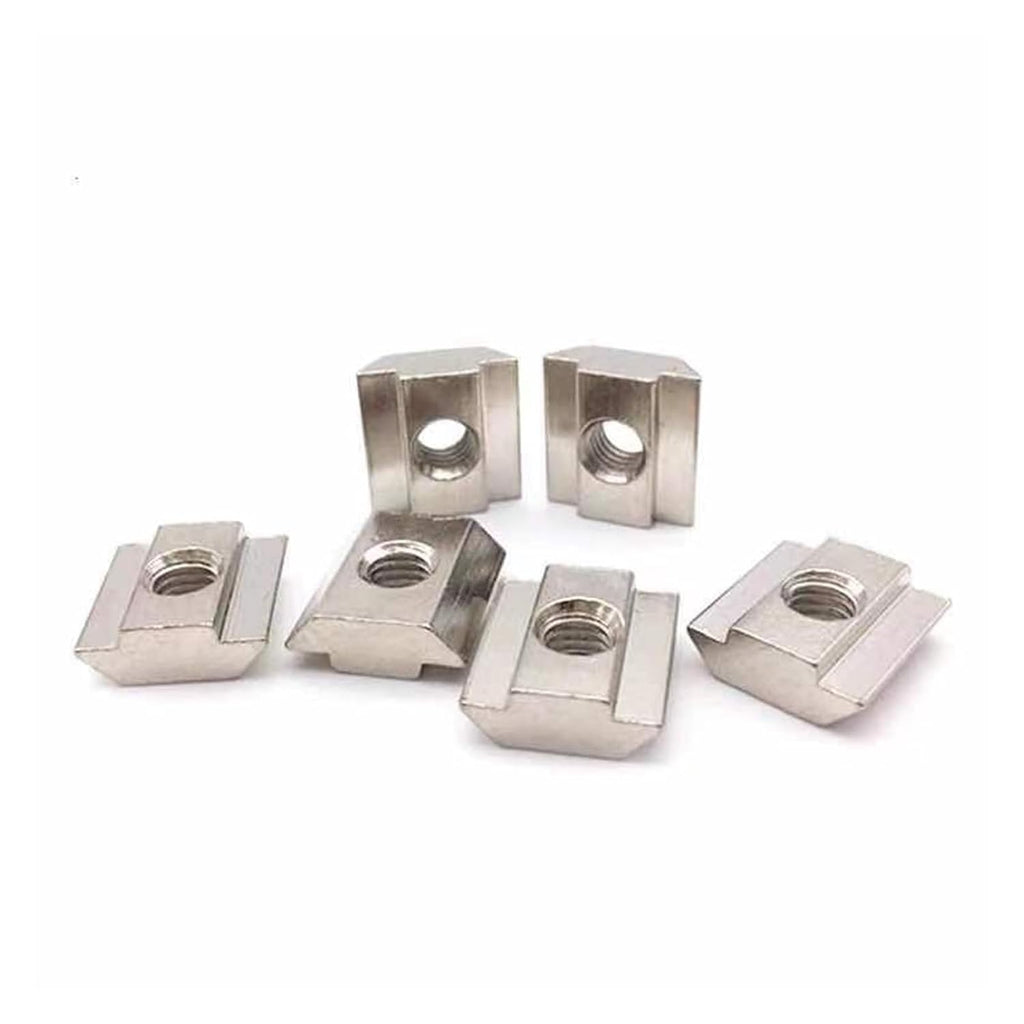 50 Pcs 3030 T Block Square Nuts T-Track Sliding Hammer Fastener Aluminum Profile Accessories(M3)