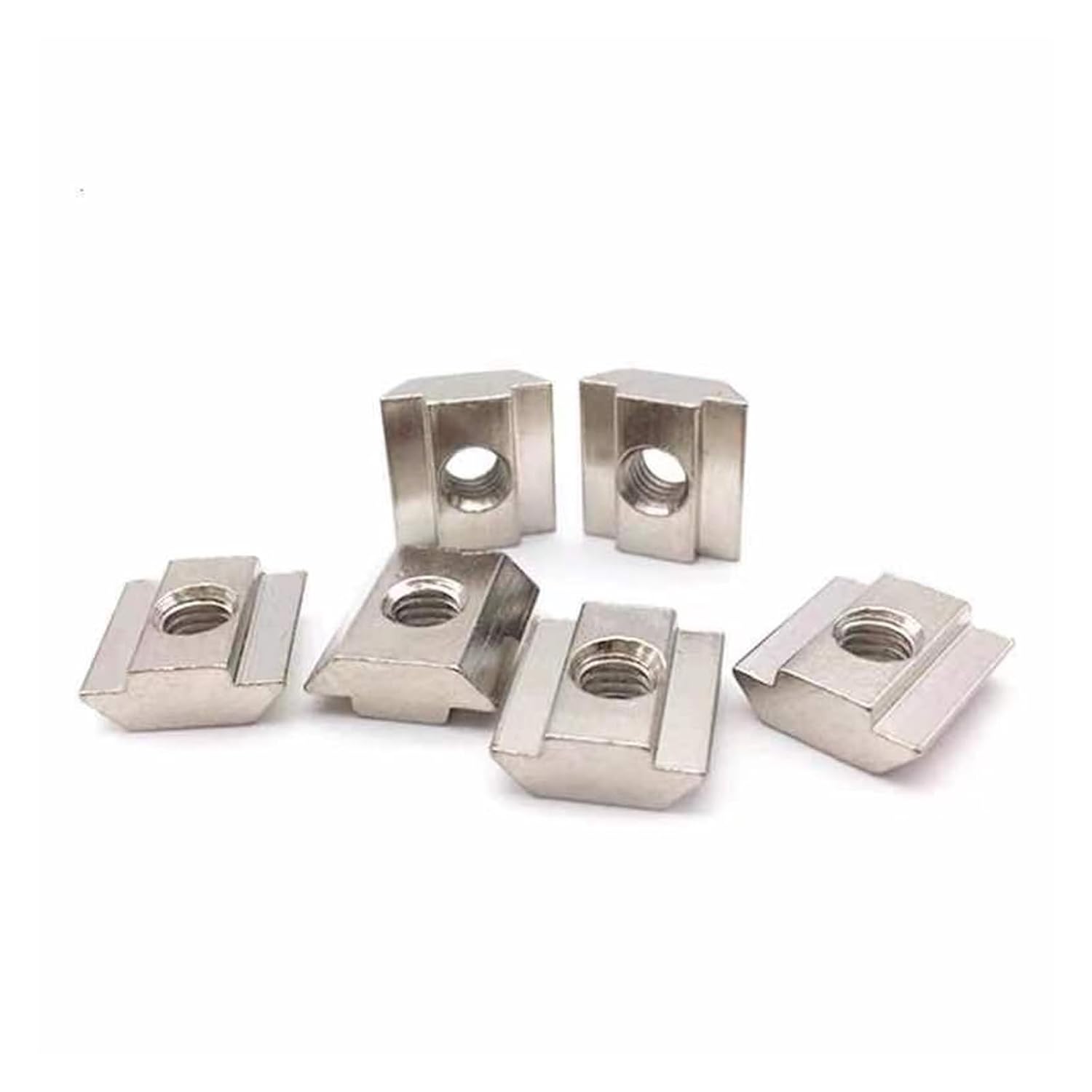 50 Pcs 3030 T Block Square Nuts T-Track Sliding Hammer Fastener Aluminum Profile Accessories(M3)