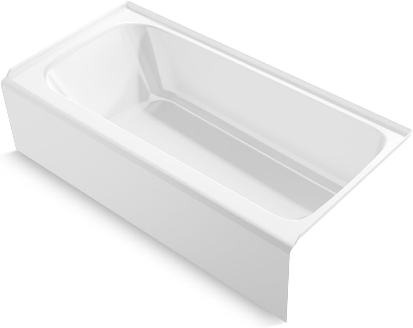 Kohler 25834-RA-0 Avec® 72' x 36' alcove bath, right drain, White