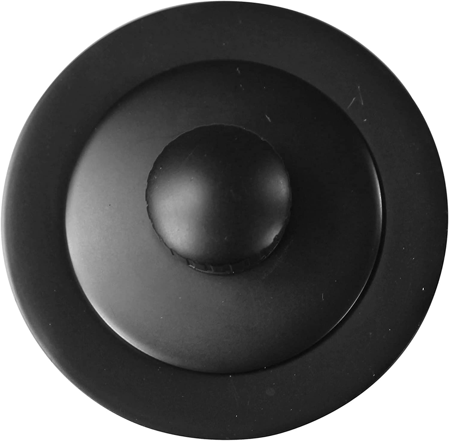 Westbrass 597244-12-62 14' White Poly Tubular Bath Waste & Overflow Assembly with 2-Hole Faceplate and Pull To Close Drain Plug, Matte Black (12-Pack)