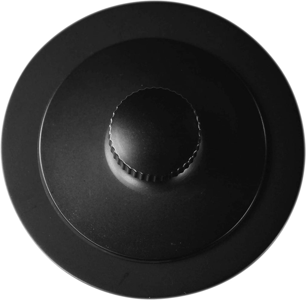 Westbrass D941K-50-62 1-3/8' Fine Thread Twist & Close Bathtub Drain Trim with One-Hole Overlfow Faceplate and Universal Adaptor, Matte Black (50-Pack)