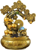 GRFIT Indoor Fountain Decorative Fountain, Feng Shui Wheel Circulating Water for Living Room, Office, Landscape, Flowing Water Ornaments to Attract Wealth Tabletop Fountain