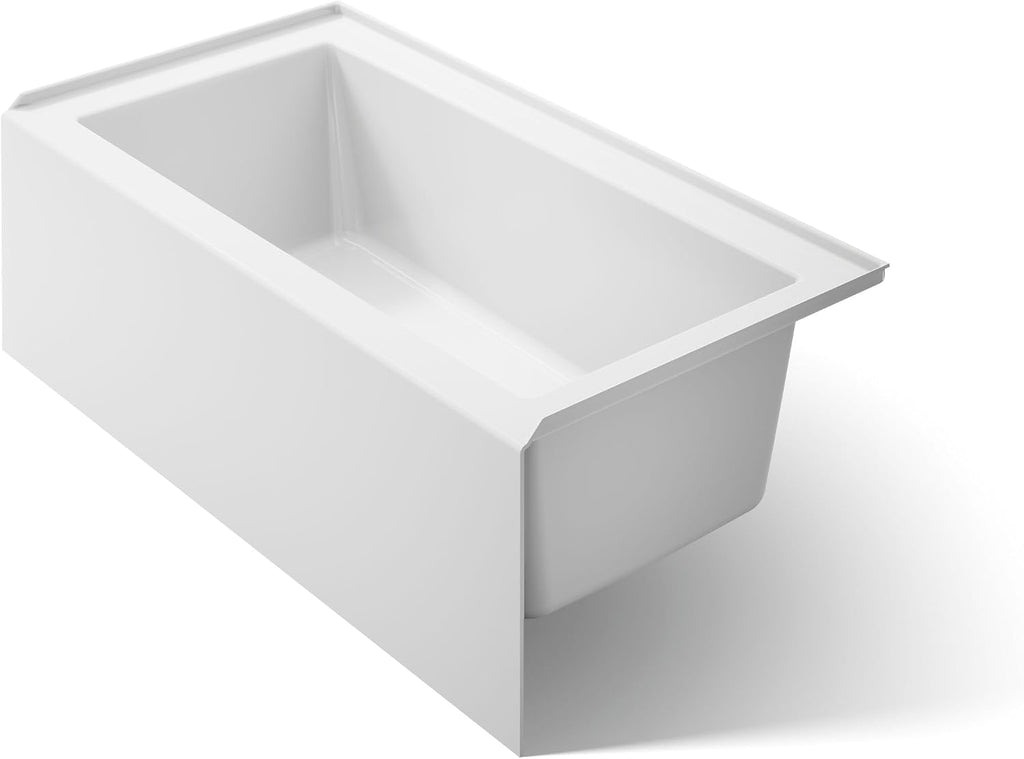 Kohler 1957-RA-0 Underscore® 60' x 32' alcove bath right drain, White