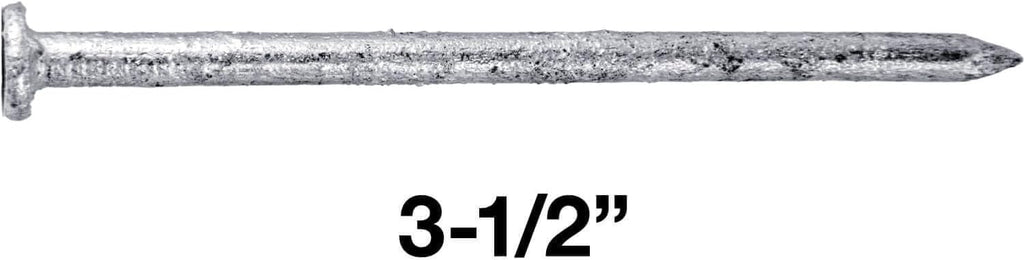 3-1/2' Exterior Hot Dipped Galvanized Common Framing Nail (16d) Full Box ~2018 Nails