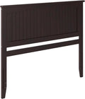AFI, Nantucket Queen Solid Wood Panel Headboard, Espresso