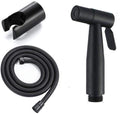 Chrome Bidet Sprayer Kit - Toilet Spray Gun + Suction Hose Complete Set of Booster Spray Guns Body Wash Cleaner