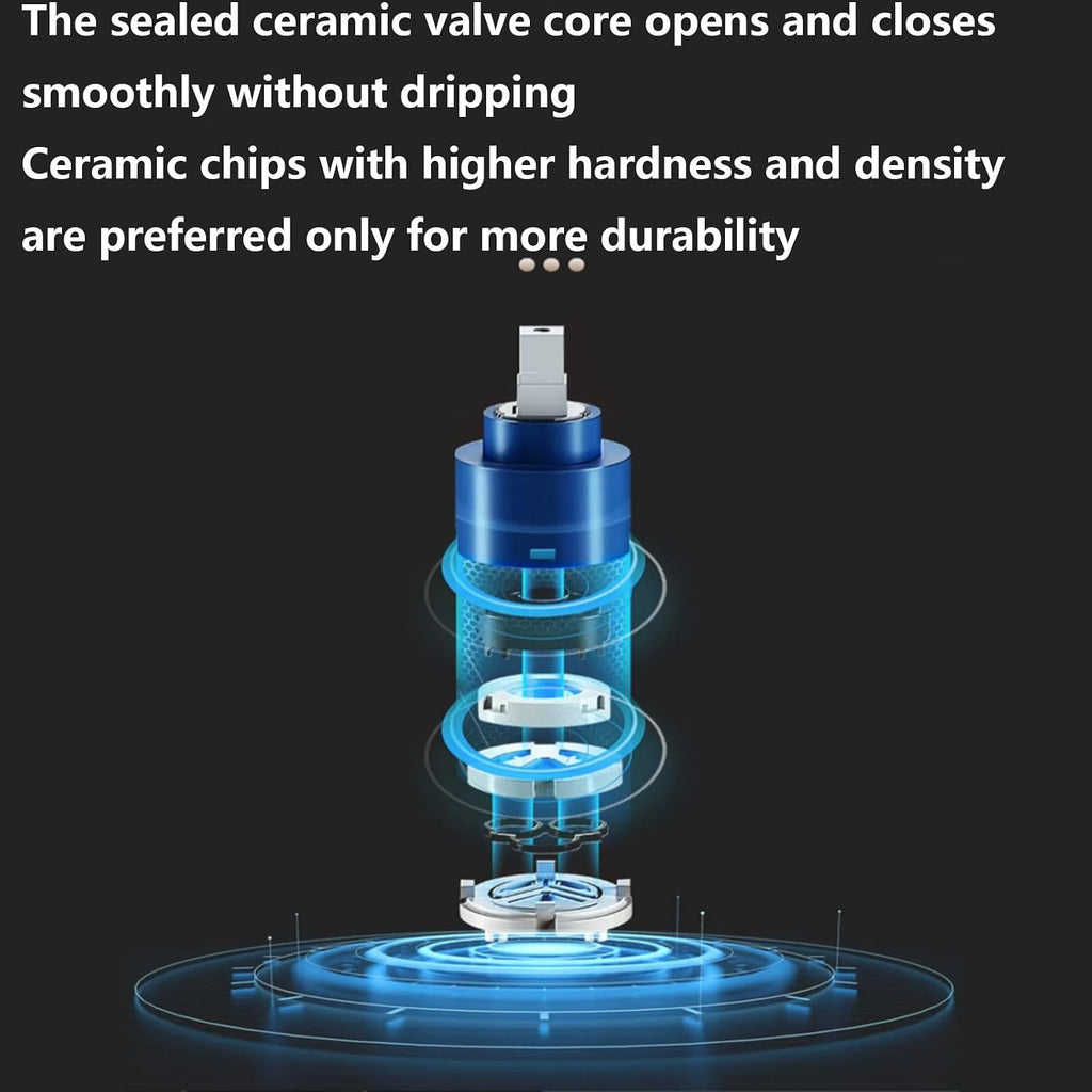 Easy Shower Set, Bathroom Shower Set, Utility Shower Set with Large Shelf, Waterfall Drain, Brass Body, Booster Shower Head, Silicone Spout, Suitable for Bathroom, Hotel, Gym, Pet Shop ( Color : Typic