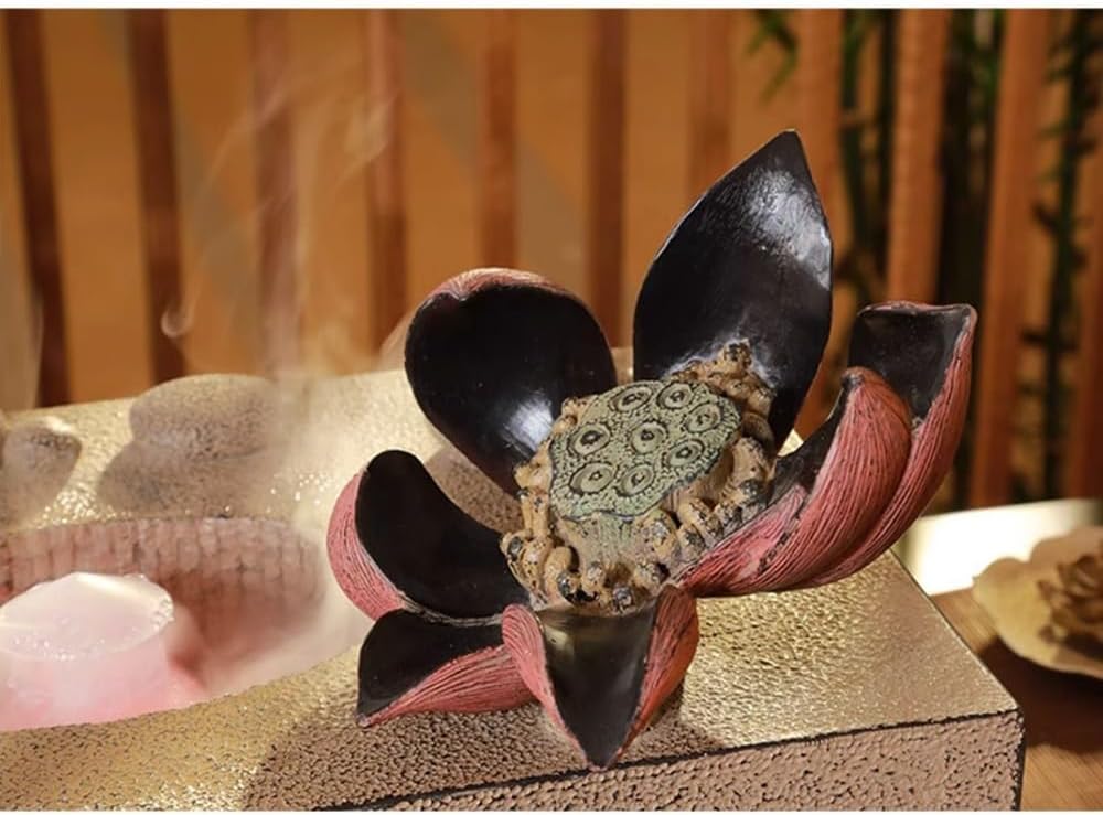 GRFIT Indoor Fountain Relaxing Tabletop Fountain with Running Water for Decorating Living Room and Entrance. Table Fountain