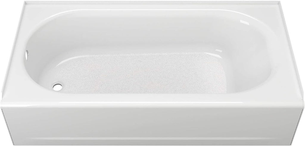 American Standard 2392202.020 Princeton 60 in. x 30 in. Americast Above-Floor Rough-In Bathtub with Left Drain and Built-In Overflow, White