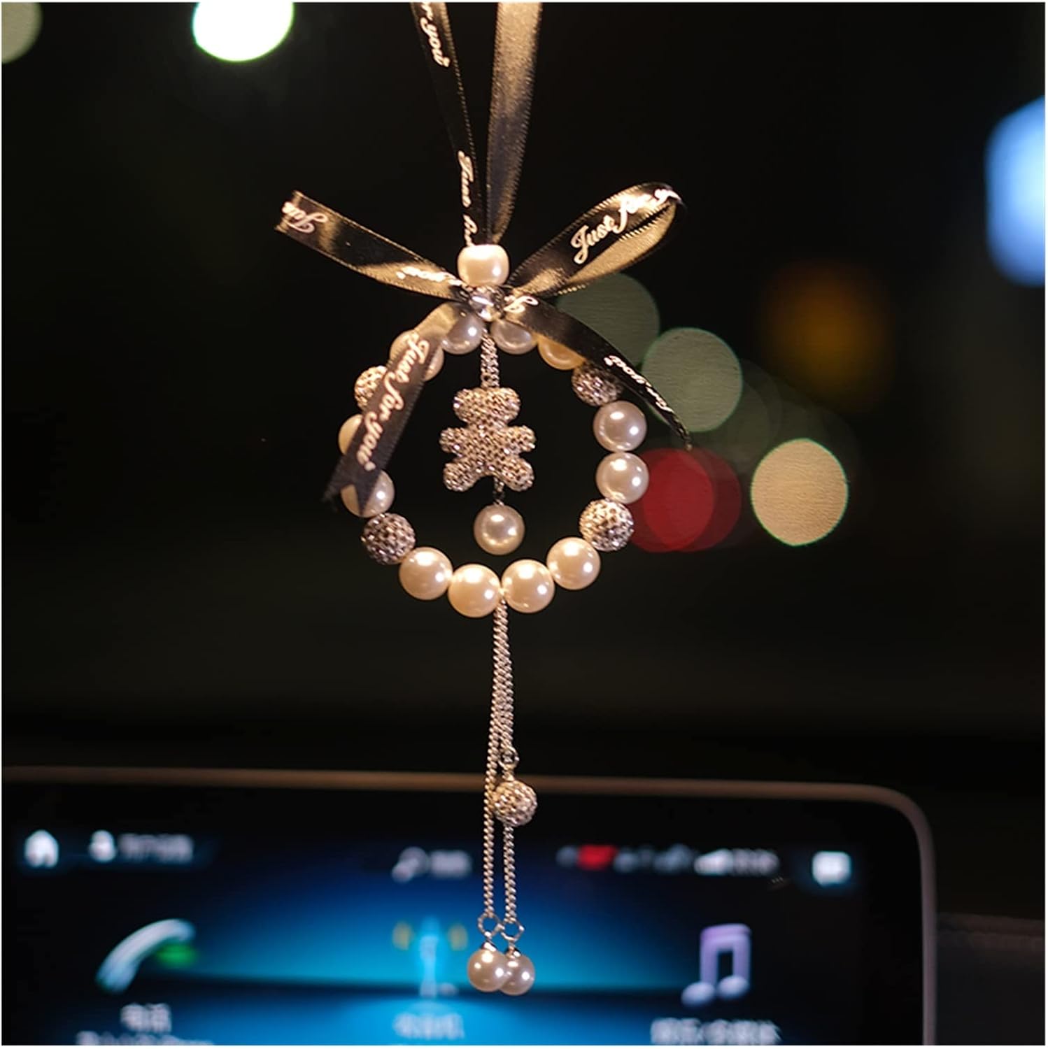 Car Interior Good Luck Pendant Car Interior Charm Car Rearview Mirror Charm Christmas Gift Car Charm Charm Decorations (Color : 5#)
