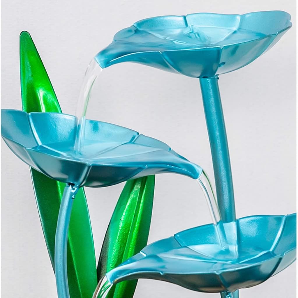 HIHELO Desktop Fountain Tabletop Fountain Desktop Flowing Water Decoration Office Lucky Flowing Water Decoration Living Room Waterscape Decoration Water Fountain Outdoor (Color : B)