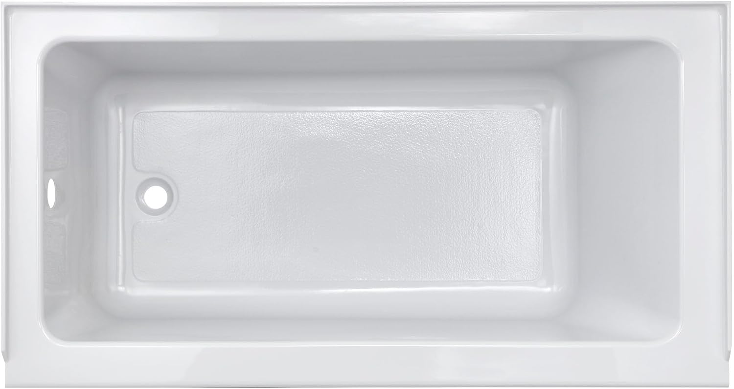 American Standard 2946202.020 Studio 60 x 32-Inch Alcove Bathtub, Left-Hand Drain, White