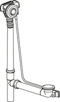 Duravit 791224000001000 Cable-Driven Waste and Overflow Drain for Bathtub, Small, Chrome