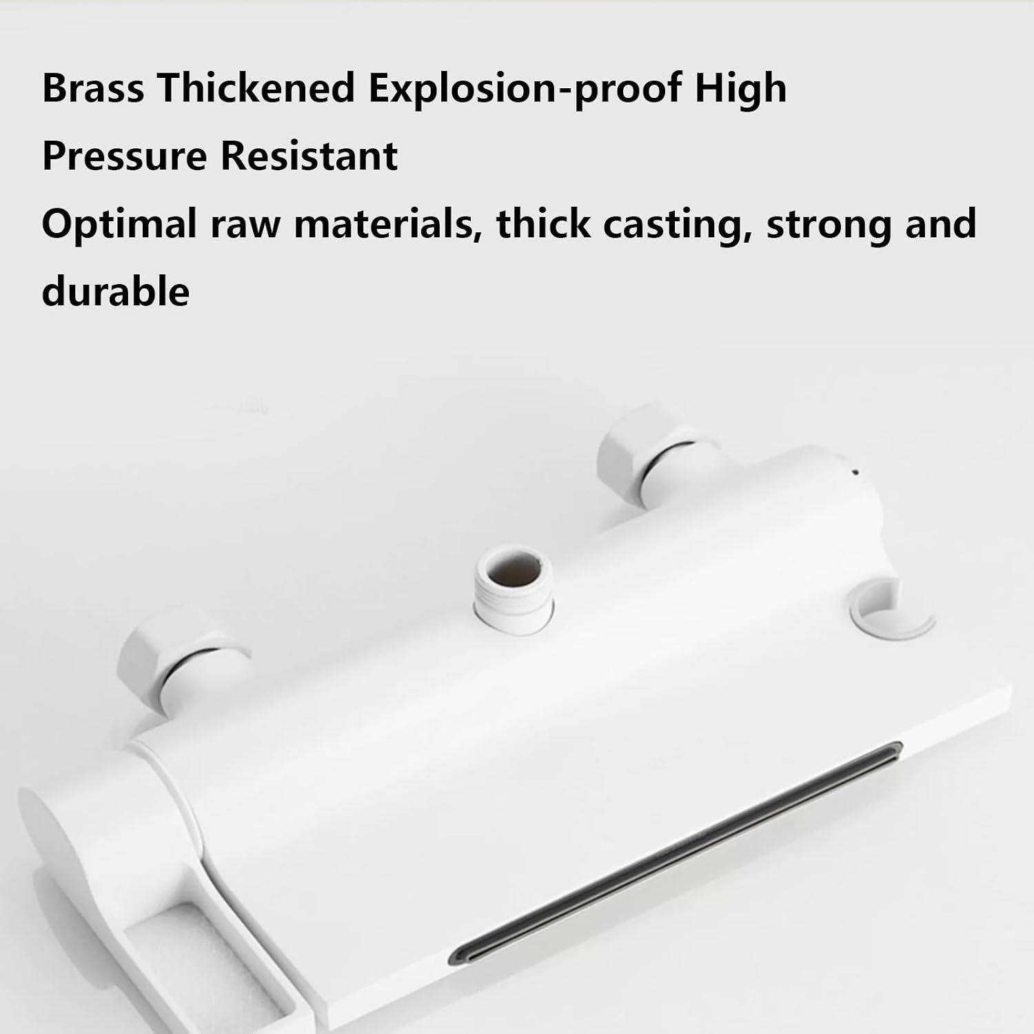 Easy Shower Set, Bathroom Shower Set, Utility Shower Set with Large Shelf, Waterfall Drain, Brass Body, Booster Shower Head, Silicone Spout, Suitable for Bathroom, Hotel, Gym, Pet Shop ( Color : Typic