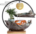 GUERNSEY Tabletop Fountain Flowing Water Fountain Home Desktop Living Room Office Decoration Study Room Decoration Desktop Fountain Decoration Indoor Fountain