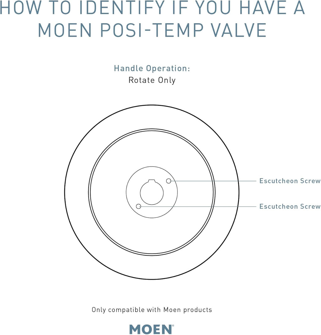 Moen Belfield Posi-Temp Shower Trim Kit with Eco-Performance Showerhead, Valve Required, Brushed Nickel, T2312EPBN