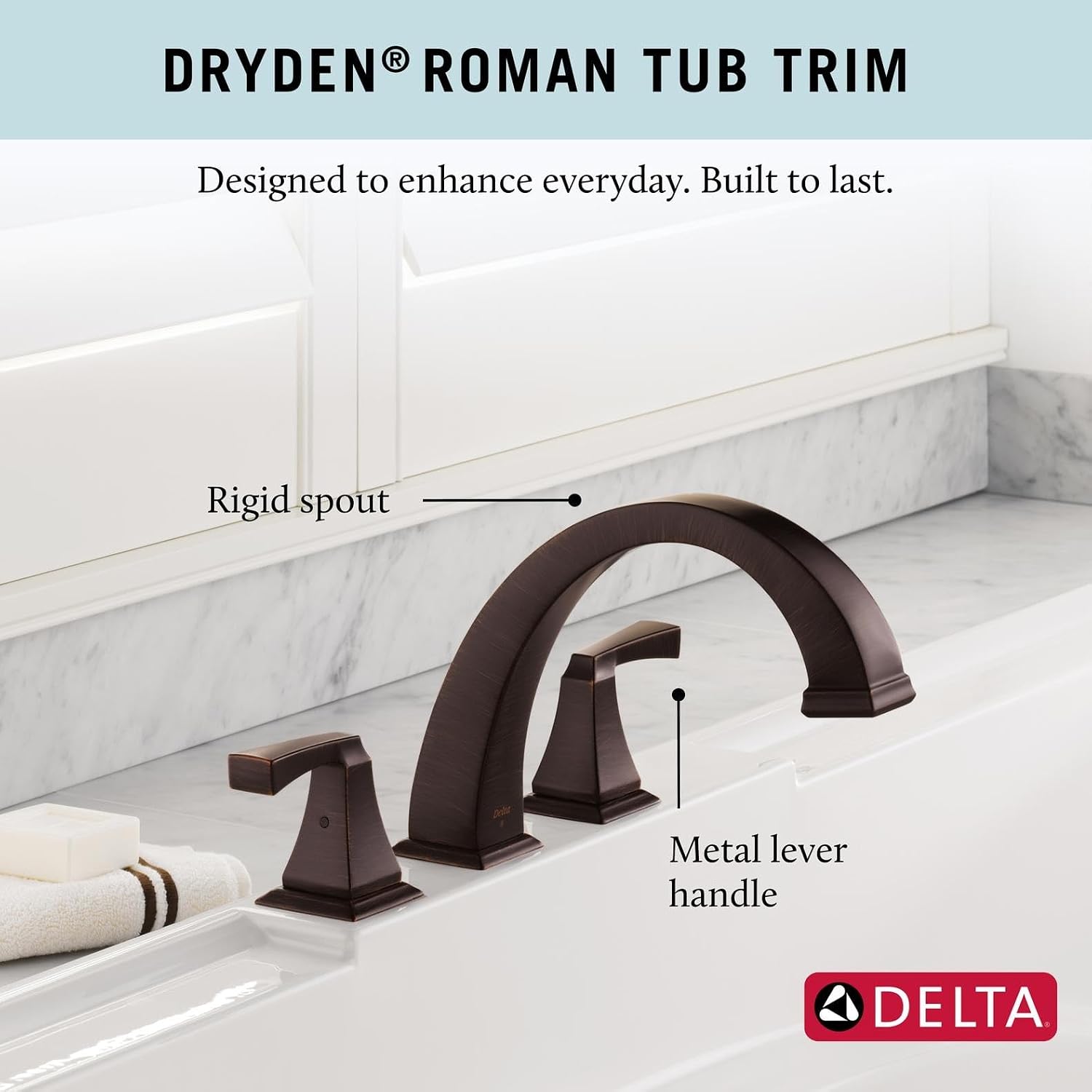 Delta Faucet T2751-PN Dryden Roman Tub Trim, Polished Nickel, 7.81 x 13.94 x 9.06 inches